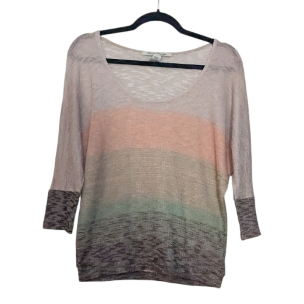 American Rag Ombre Knit Top, Medium